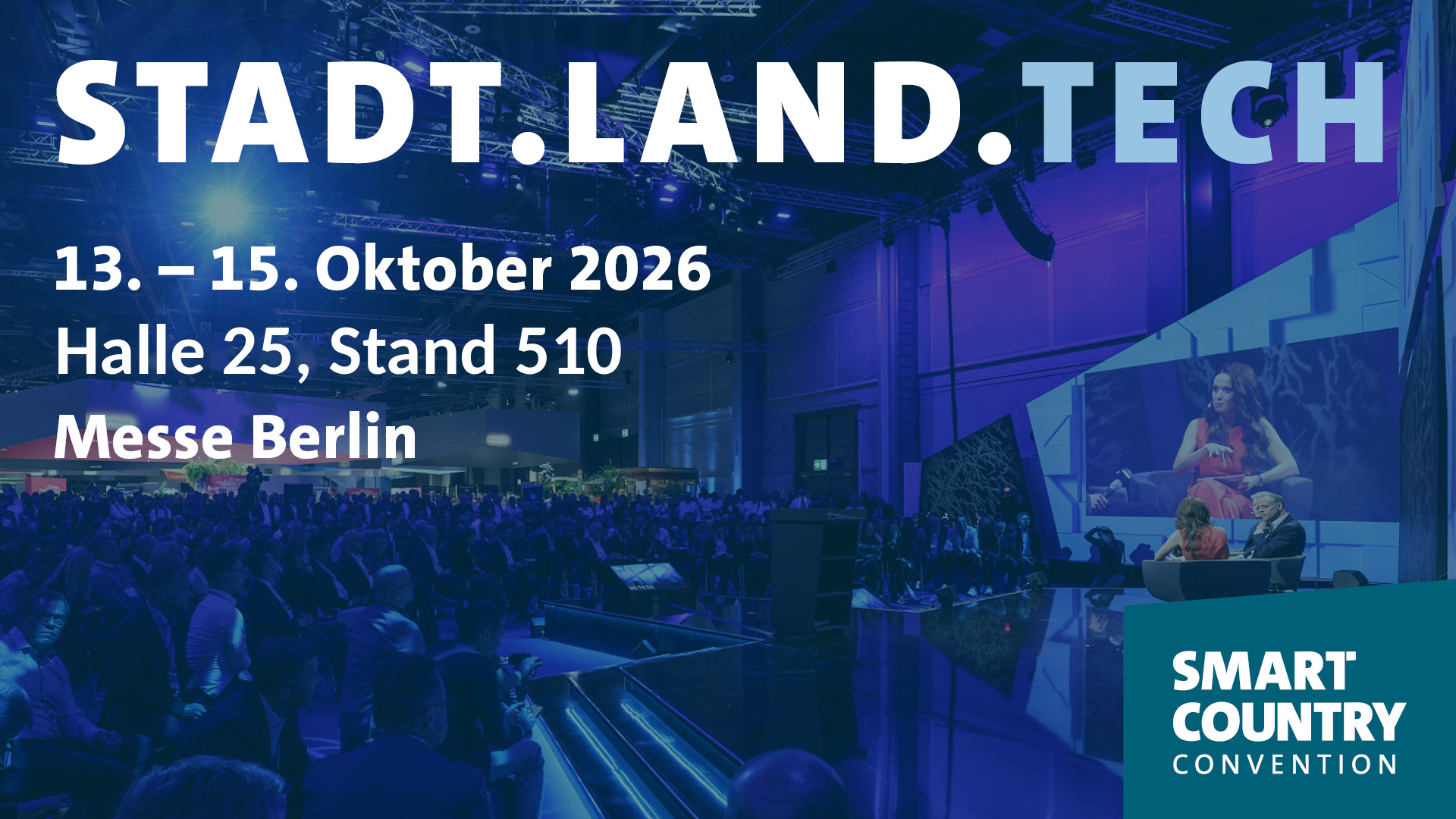 Besuchen Sie uns in Halle 25, Stand 510, auf der SCCON, am 13.10. – 15.10.2026
